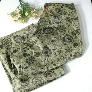 Sigrid Olsen vintage floral flare pants. Size 8